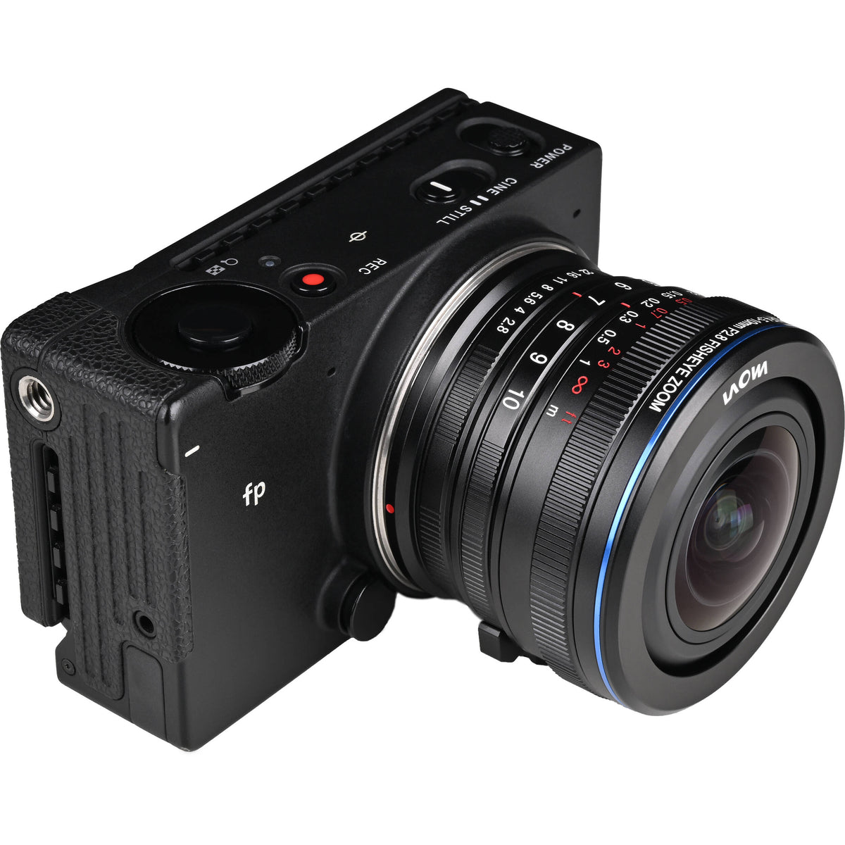 Lente Venus Optics Laowa 4.5-10mm f/2.8 CF Zoom Fisheye - detalle
