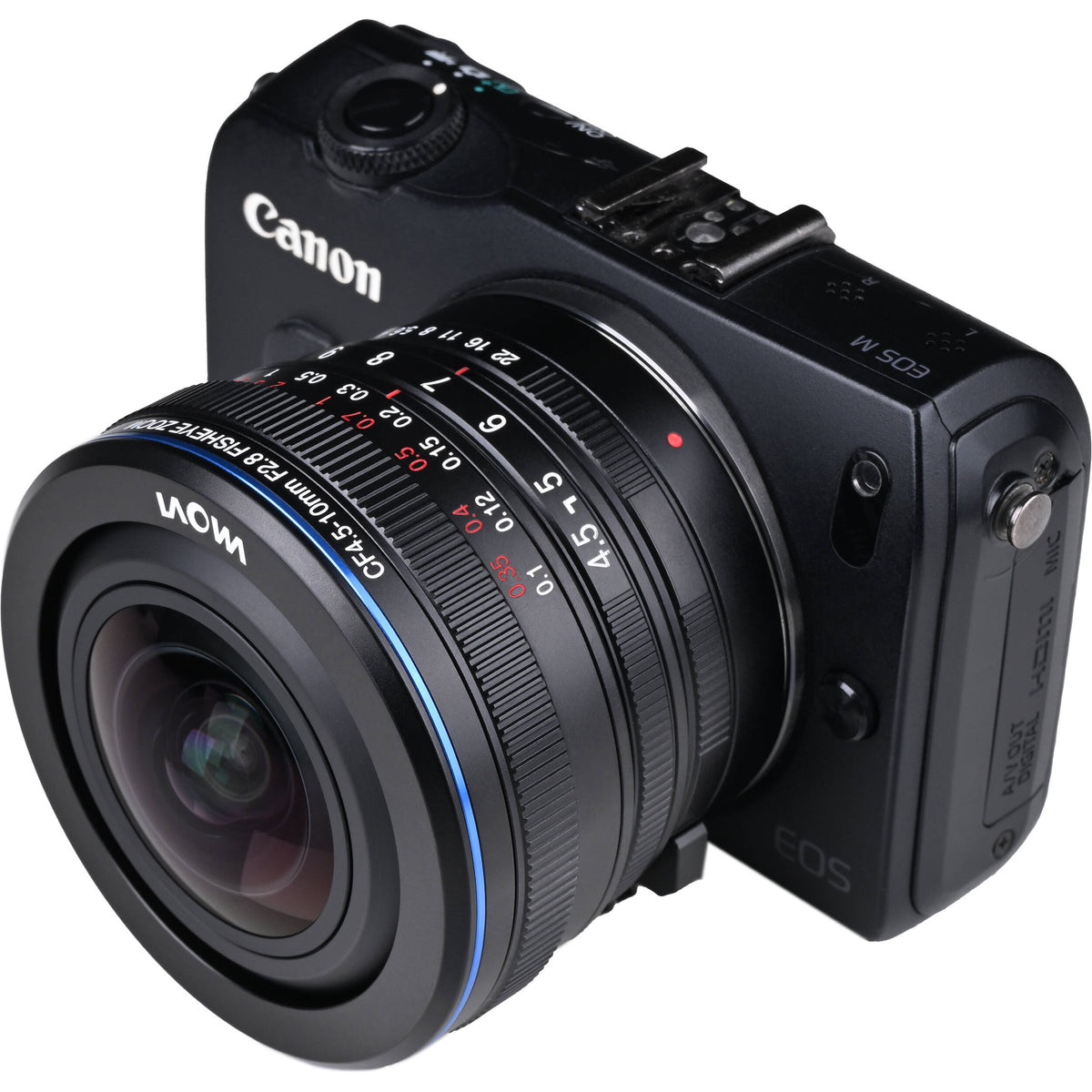 Lente Venus Optics Laowa 4.5-10mm f/2.8 CF Zoom Fisheye - contenido de la caja