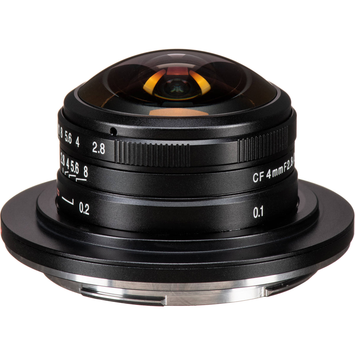 Lente Venus Optics Laowa 4mm f/2.8 Fisheye - vista frontal