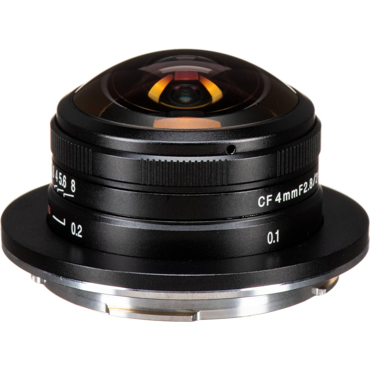 Lente Venus Optics Laowa 4mm f/2.8 Fisheye - vista frontal