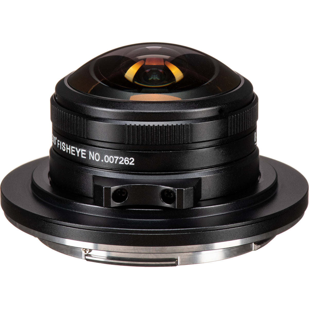 Lente Venus Optics Laowa 4mm f/2.8 Fisheye - vista lateral