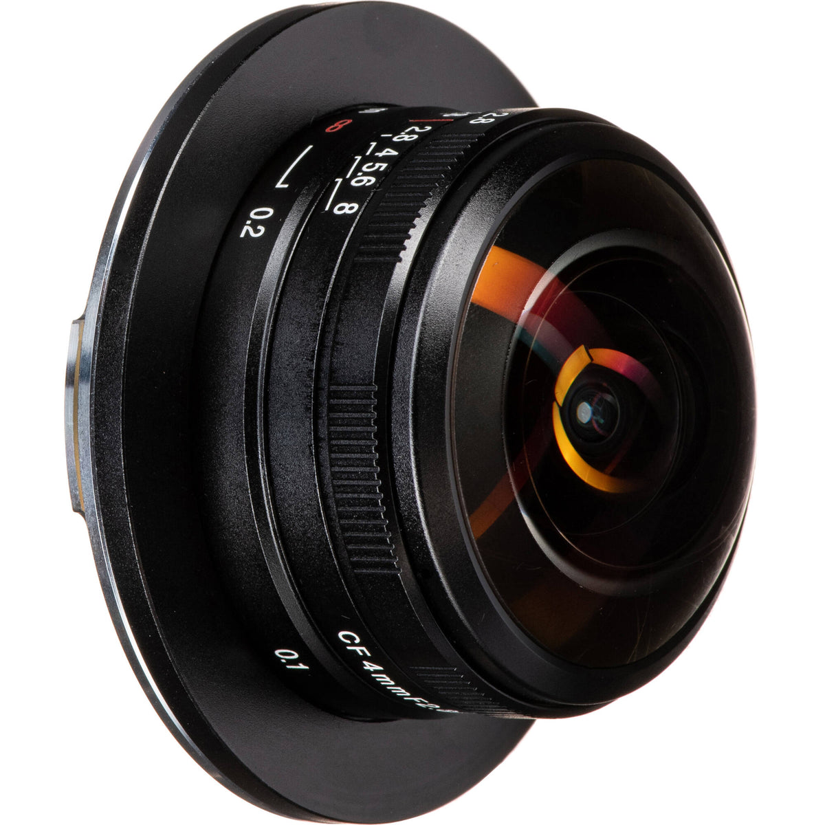 Lente Venus Optics Laowa 4mm f/2.8 Fisheye - puertos y conexiones