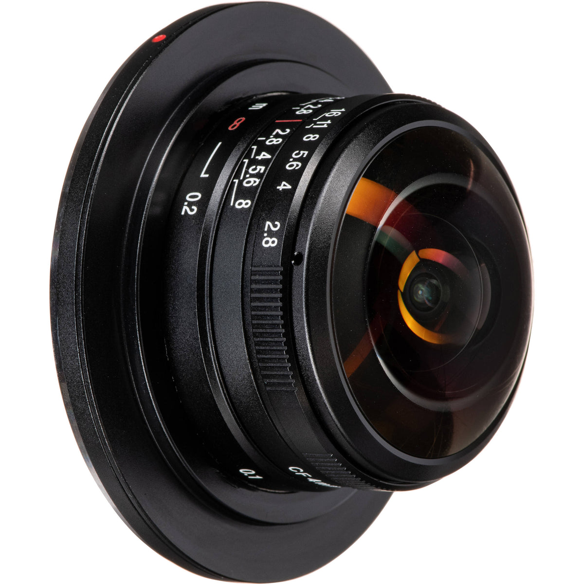 Lente Venus Optics Laowa 4mm f/2.8 Fisheye - puertos y conexiones