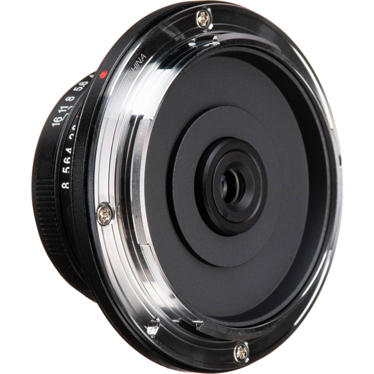 Lente Venus Optics Laowa 4mm f/2.8 Fisheye - detalle
