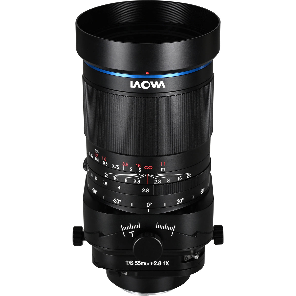 Lente Venus Optics Laowa 55mm f/2.8 Tilt-Shift 1x Macro - vista frontal