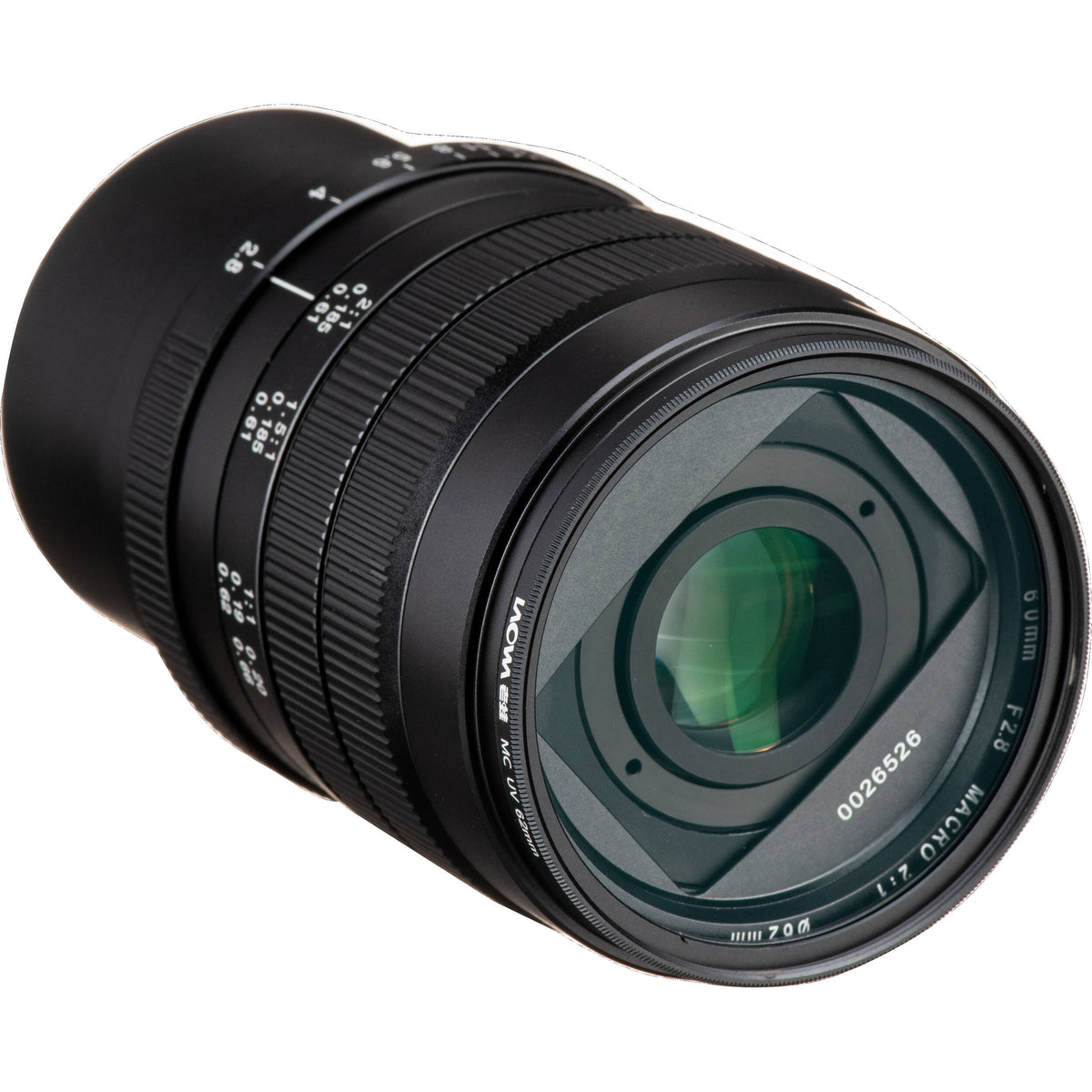 Lente Venus Optics Laowa 60mm f/2.8 2X Ultra-Macro - puertos y conexiones