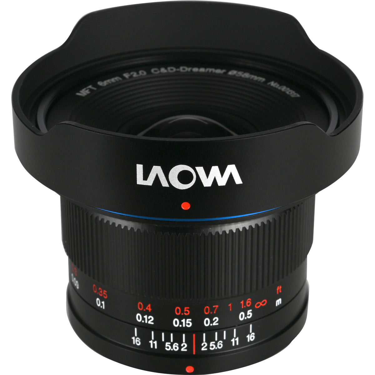 Lente Venus Optics Laowa 6mm f/2 Zero-D - vista principal