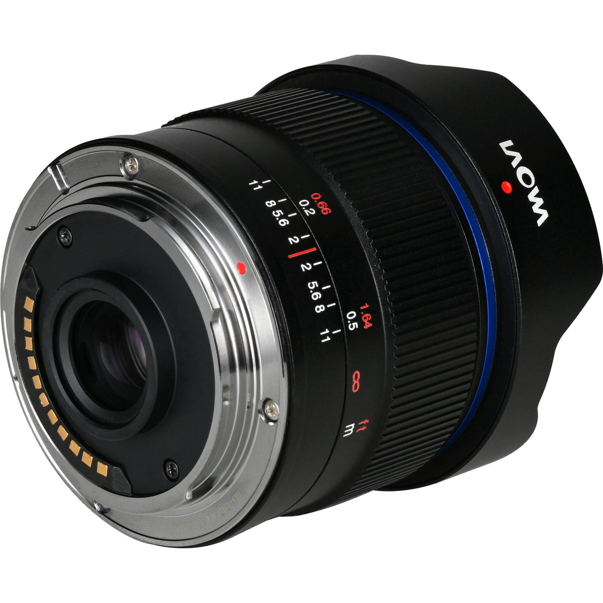 Lente Venus Optics Laowa 7.5mm f/2 (Auto Aperture Versión) - contenido de la caja