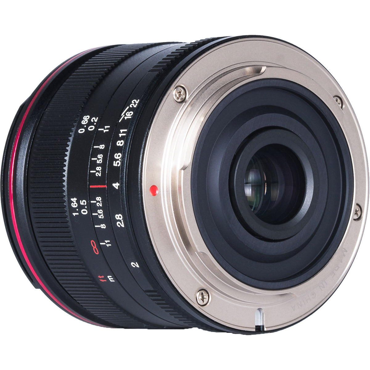 Lente Venus Optics Laowa 7.5mm f/2 (Ultralight Versión, Negro) - vista trasera