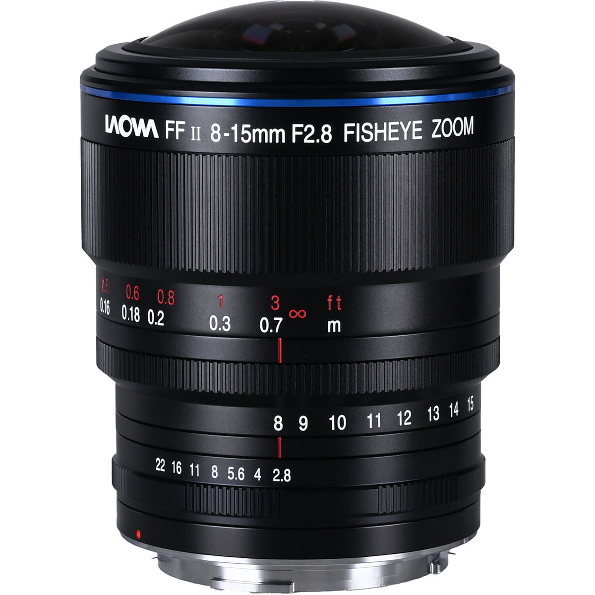 Lente Venus Optics Laowa 8-15mm f/2.8 Fisheye - vista principal