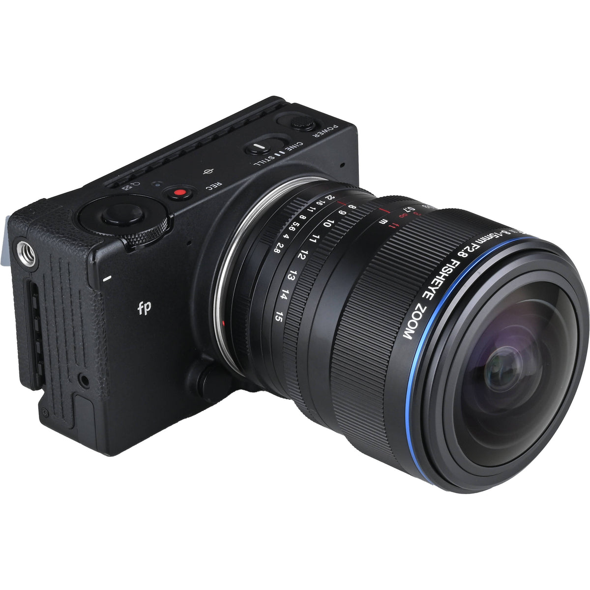 Lente Venus Optics Laowa 8-15mm f/2.8 Fisheye - detalle