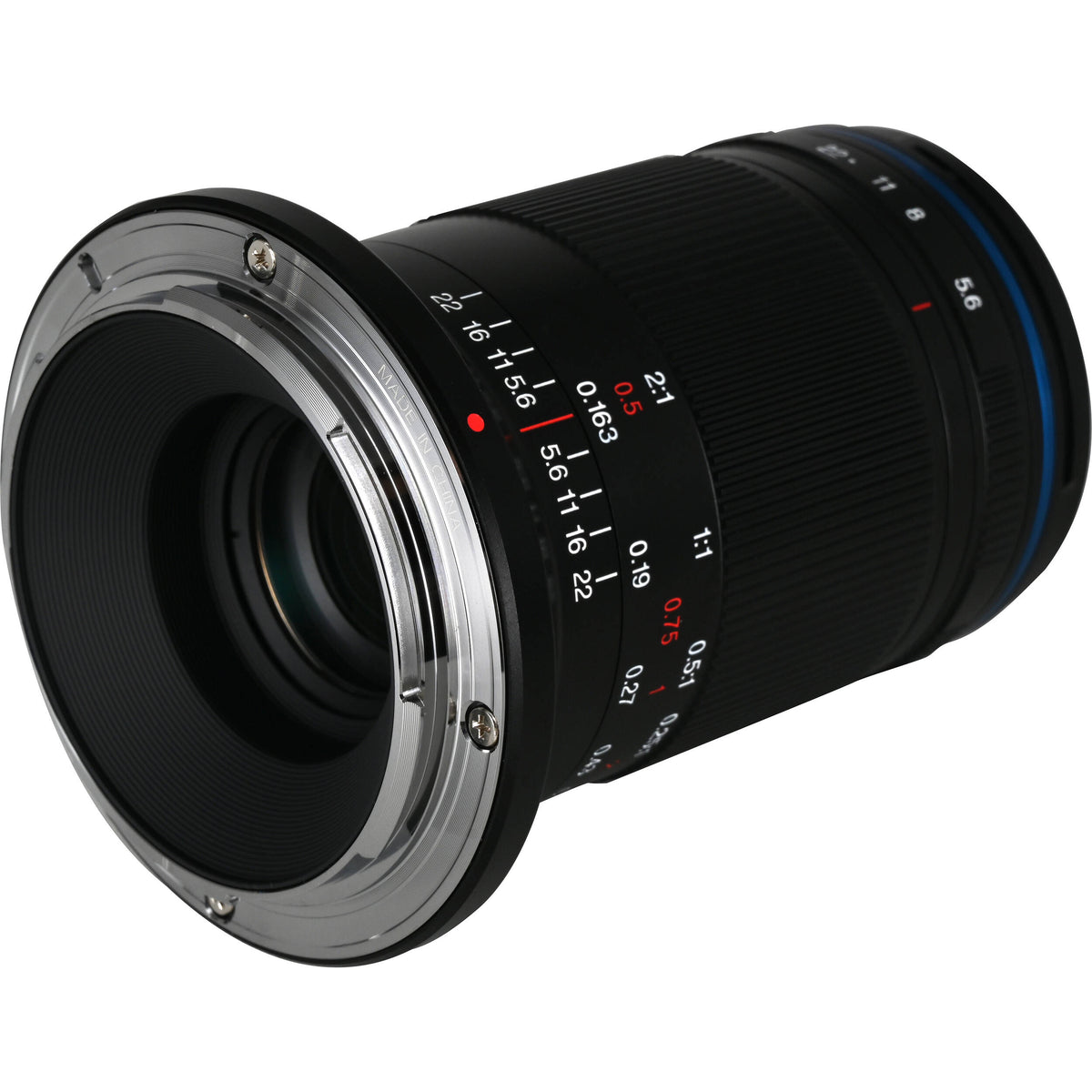 Lente Venus Optics Laowa 85mm f/5.6 2x Ultra Macro APO - vista lateral