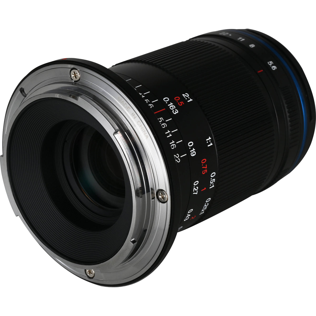 Lente Venus Optics Laowa 85mm f/5.6 2x Ultra Macro APO - vista lateral