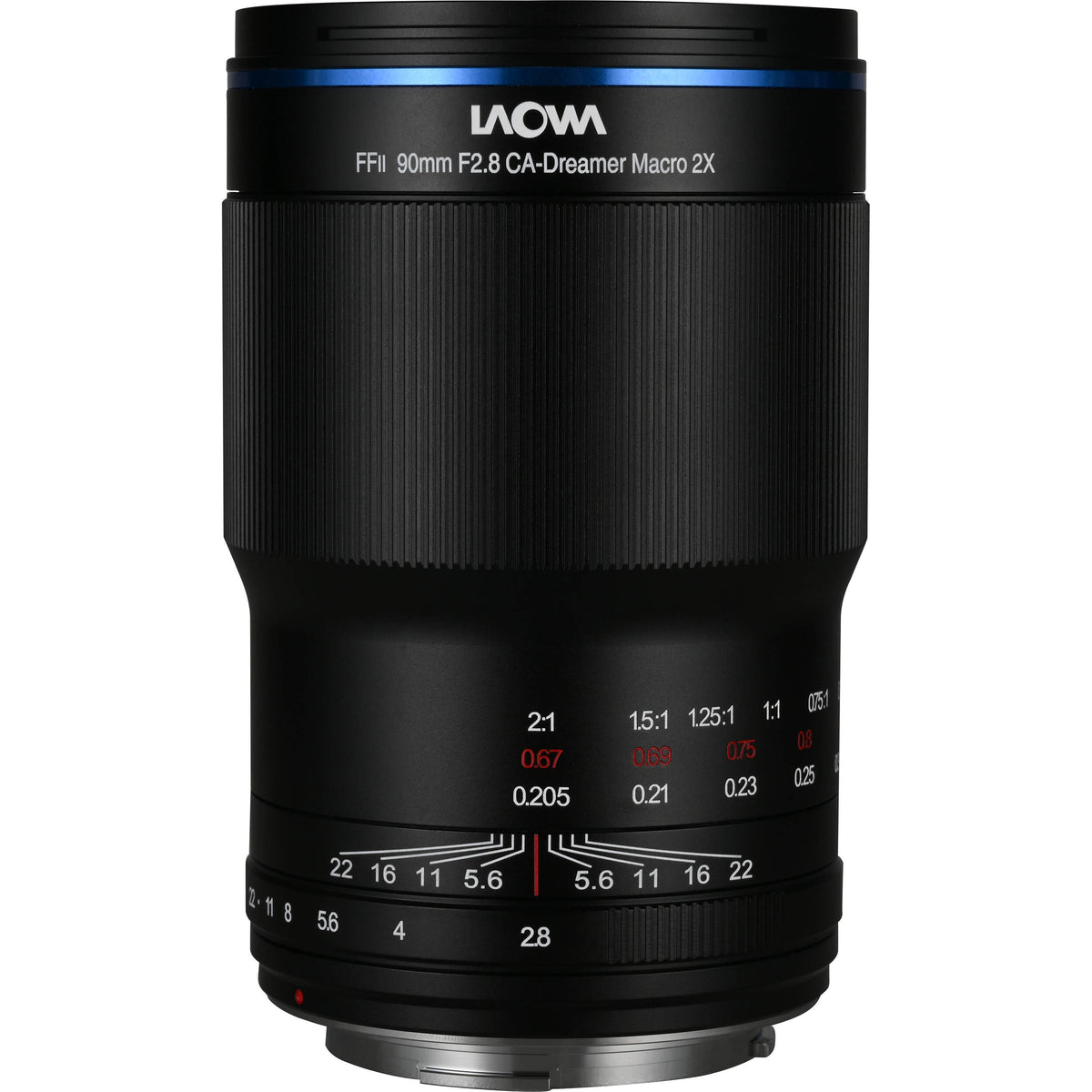 Lente Venus Optics Laowa 90mm f/2.8 2x Ultra Macro APO - vista frontal
