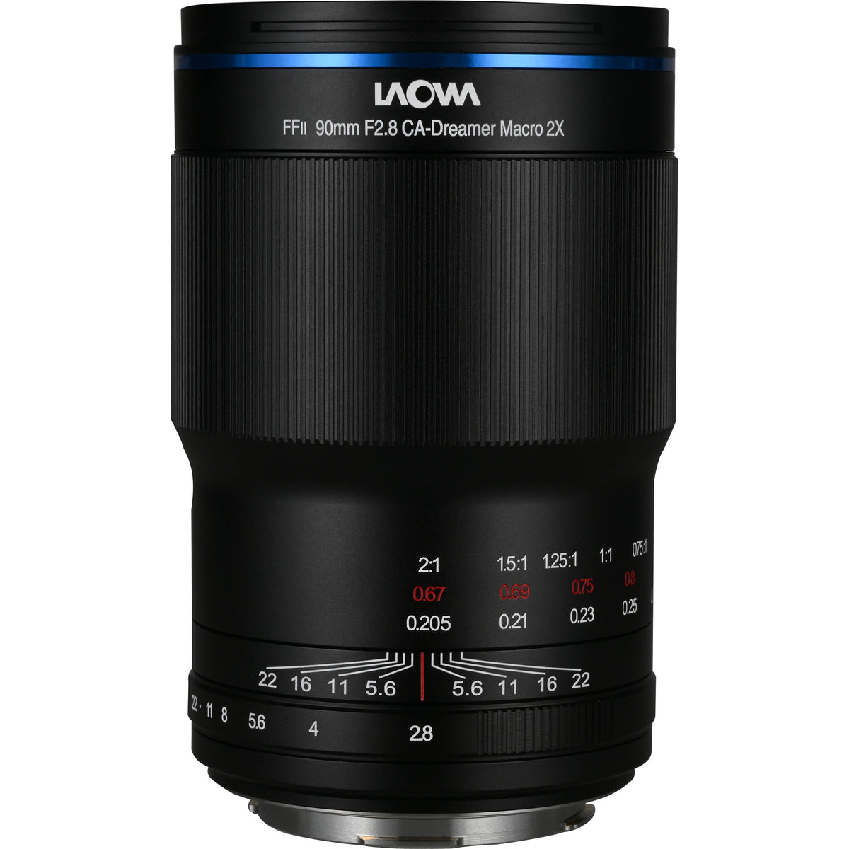 Lente Venus Optics Laowa 90mm f/2.8 2x Ultra Macro APO - vista frontal