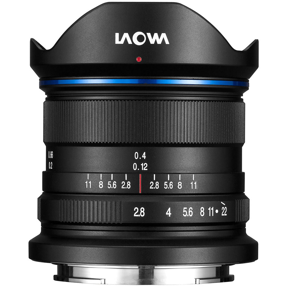 Lente Venus Optics Laowa 9mm f/2.8 Zero-D - vista frontal