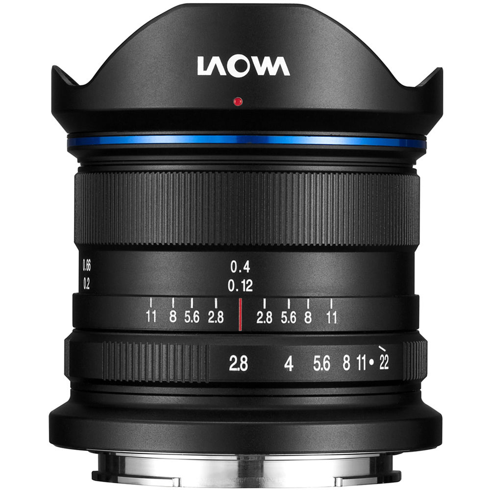 Lente Venus Optics Laowa 9mm f/2.8 Zero-D - vista frontal