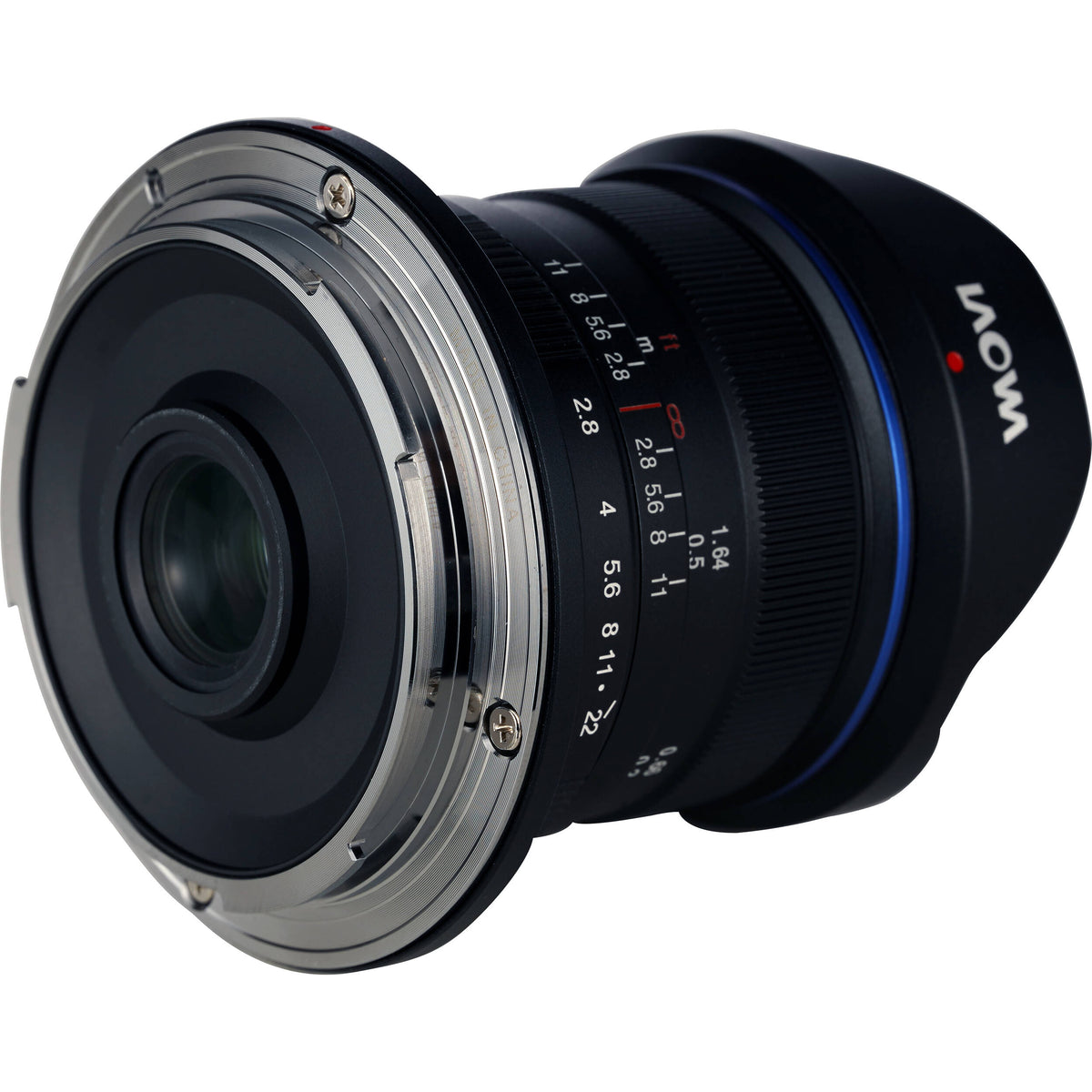 Lente Venus Optics Laowa 9mm f/2.8 Zero-D - puertos y conexiones