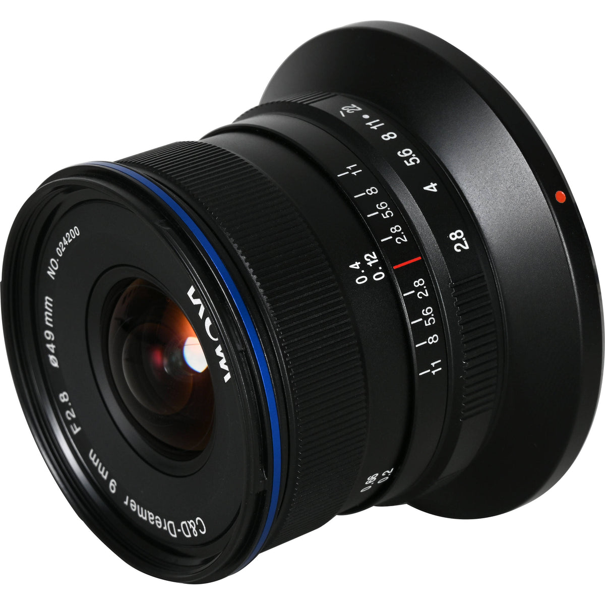Lente Venus Optics Laowa 9mm f/2.8 Zero-D - puertos y conexiones