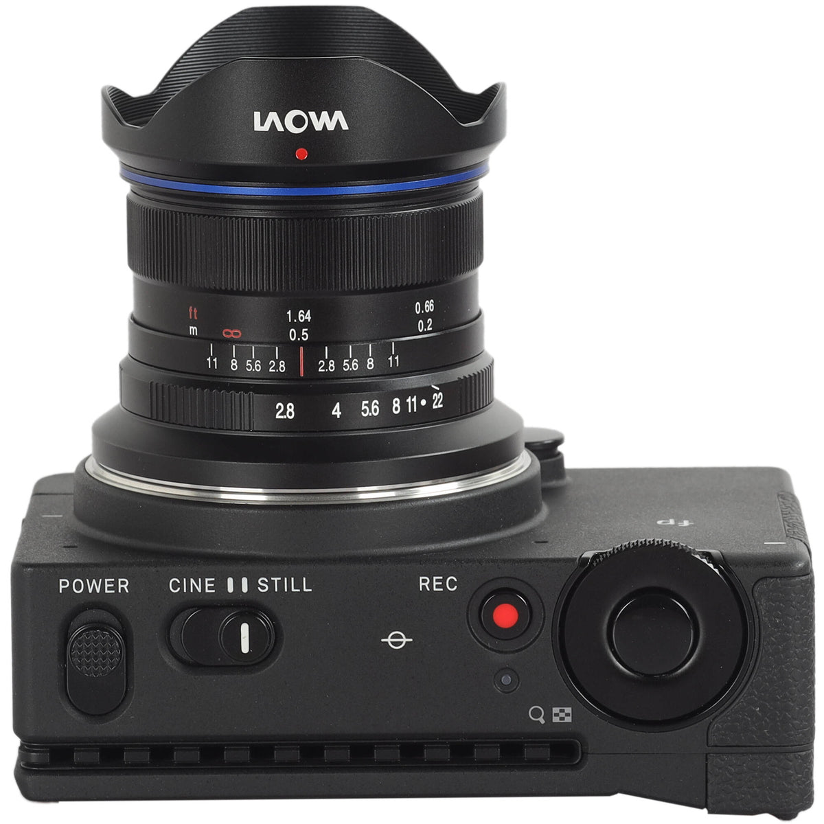 Lente Venus Optics Laowa 9mm f/2.8 Zero-D - detalle