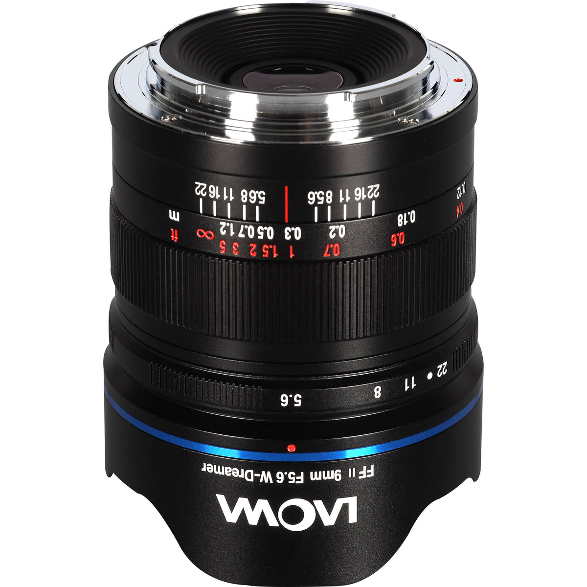 Lente Venus Optics Laowa 9mm f/5.6 FF RL - vista trasera
