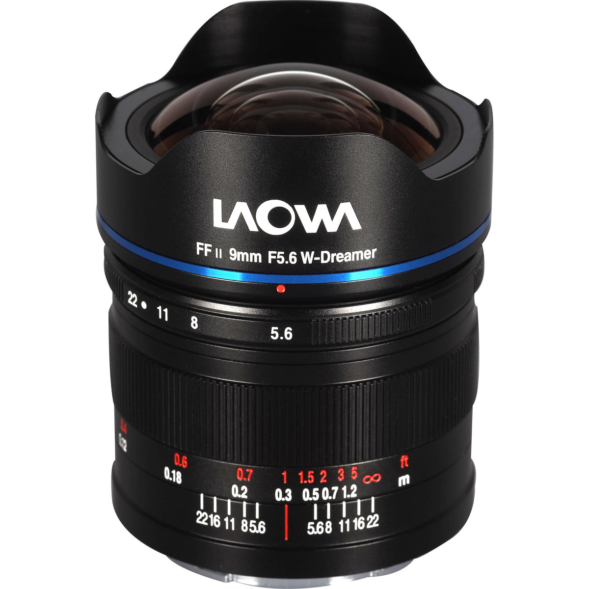 Lente Venus Optics Laowa 9mm f/5.6 FF RL - vista lateral