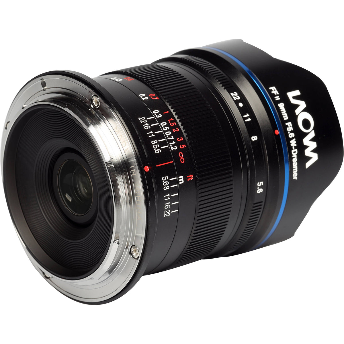 Lente Venus Optics Laowa 9mm f/5.6 FF RL - puertos y conexiones