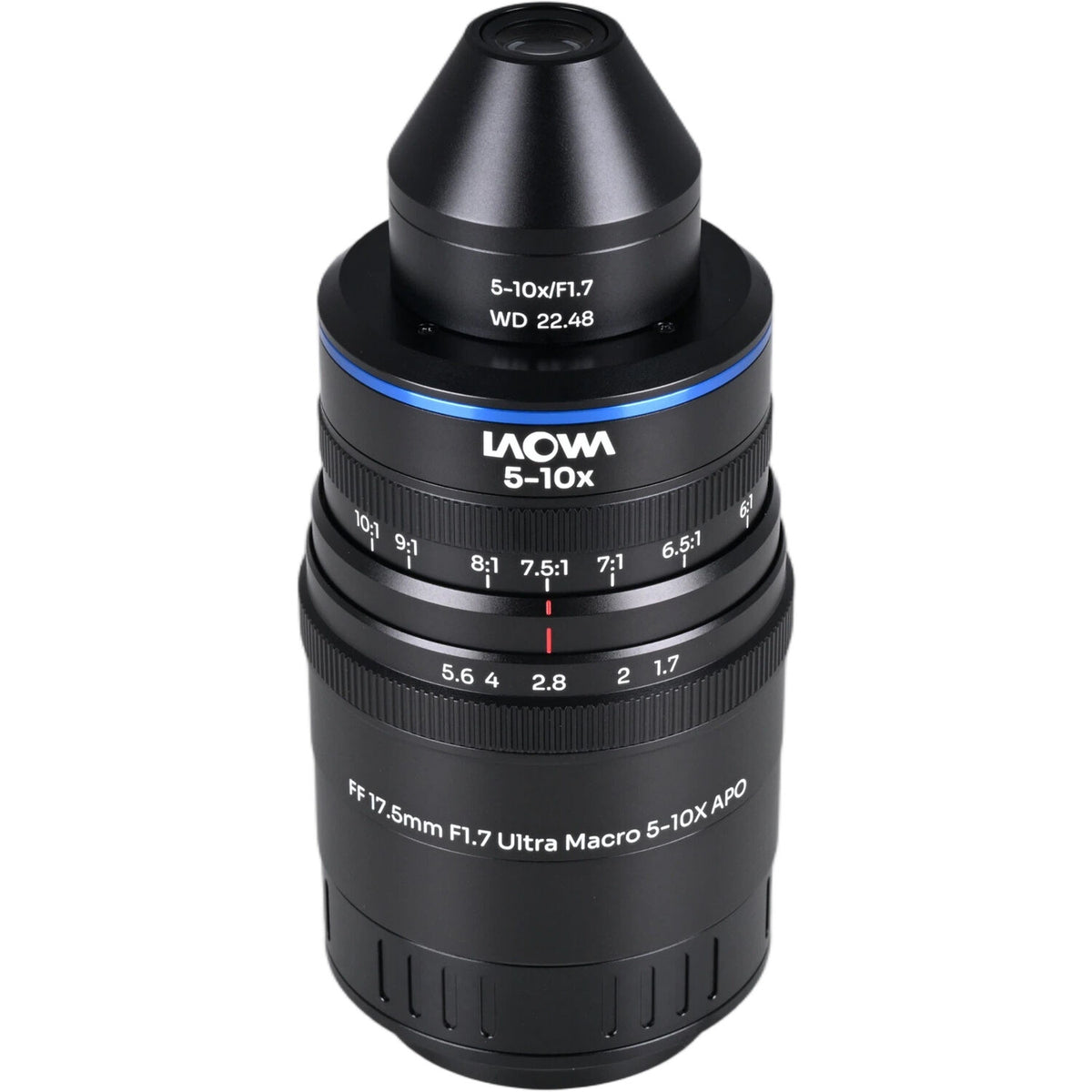 Lente Venus Optics Laowa Aksen 17.5mm f/1.7 5-10x Ultra Macro APO - vista principal