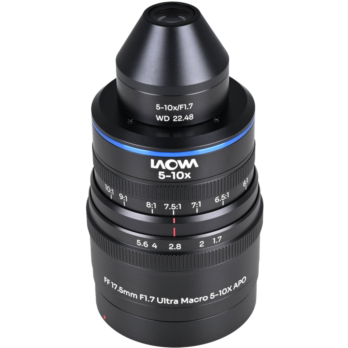 Lente Venus Optics Laowa Aksen 17.5mm f/1.7 5-10x Ultra Macro APO - vista principal