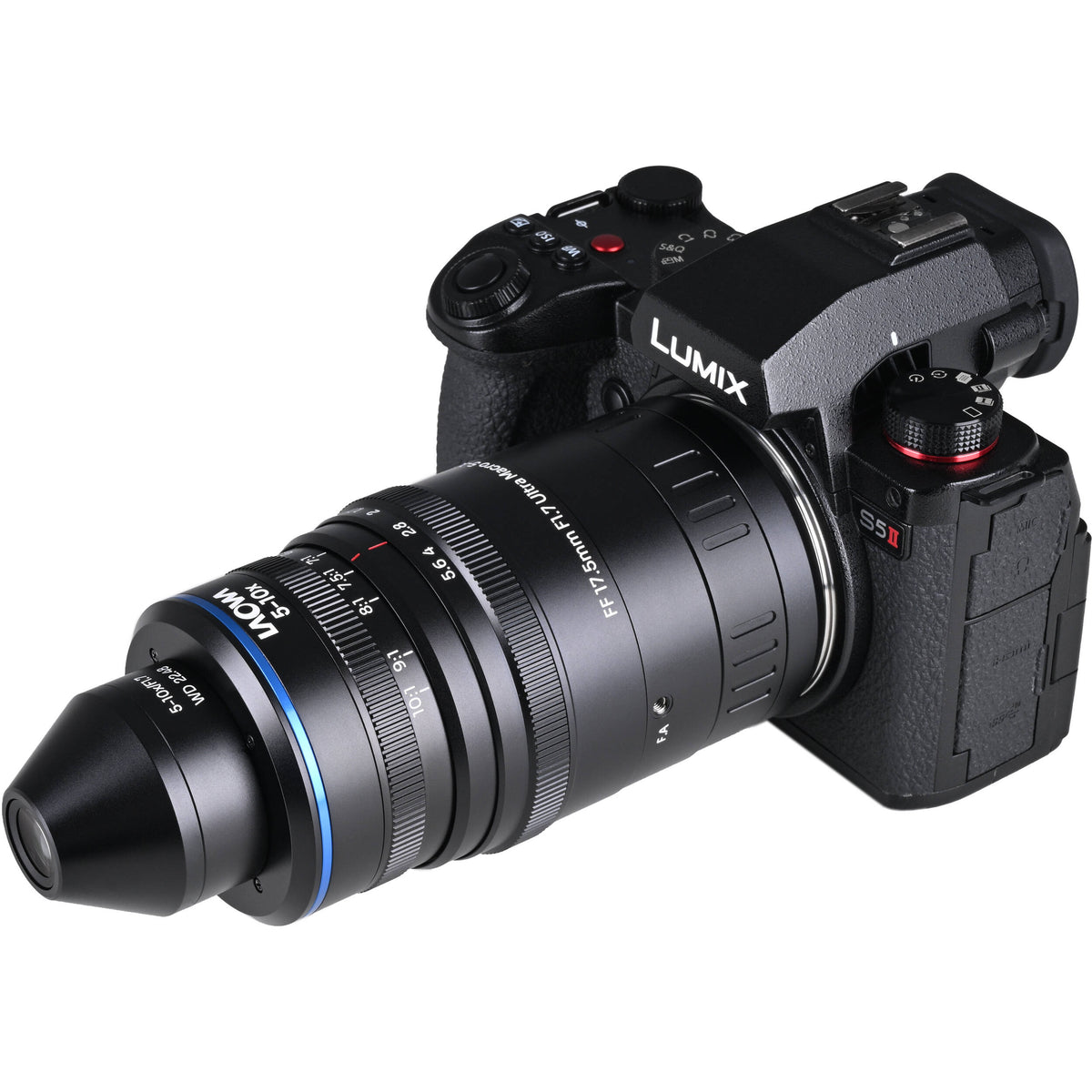 Lente Venus Optics Laowa Aksen 17.5mm f/1.7 5-10x Ultra Macro APO - contenido de la caja