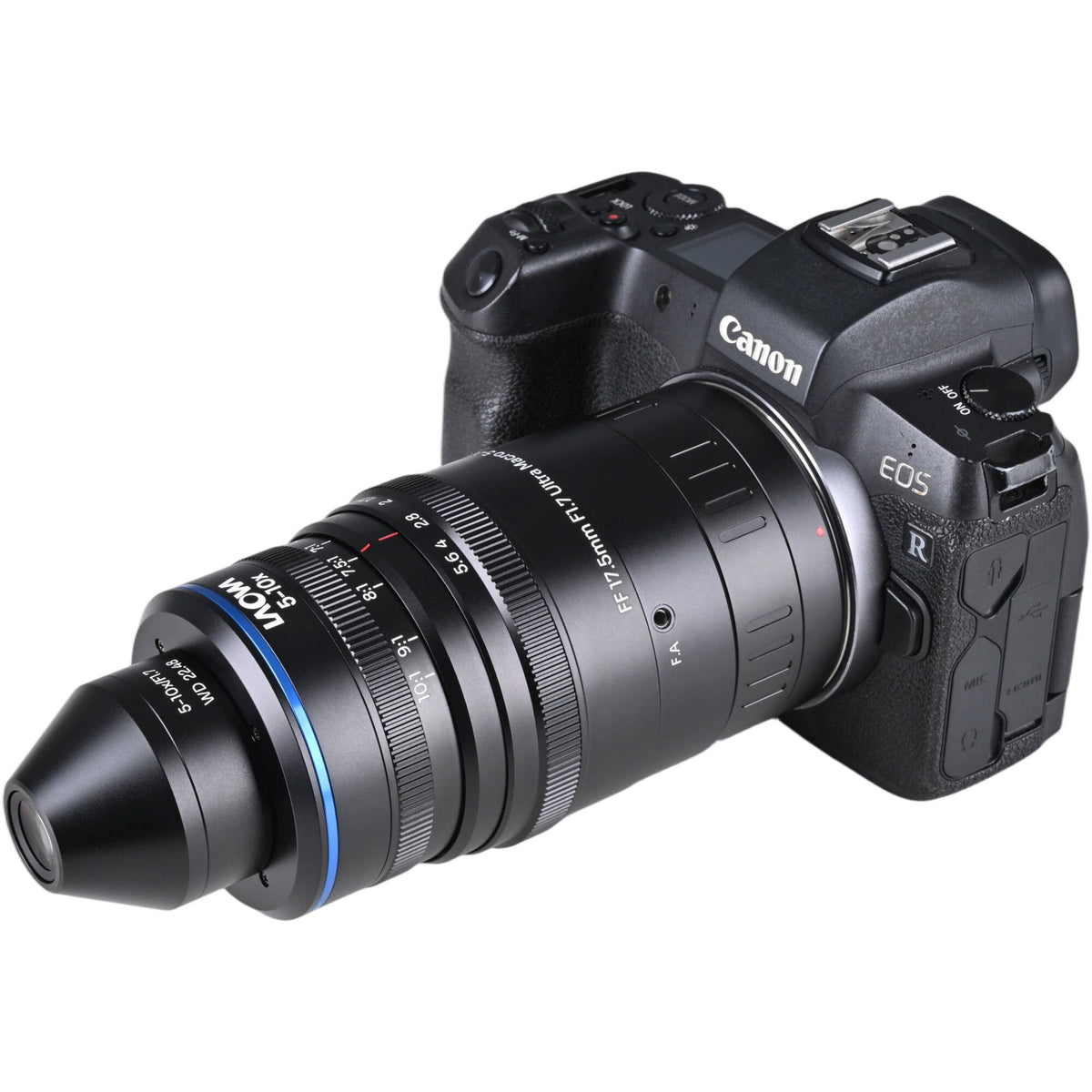 Lente Venus Optics Laowa Aksen 17.5mm f/1.7 5-10x Ultra Macro APO - contenido de la caja
