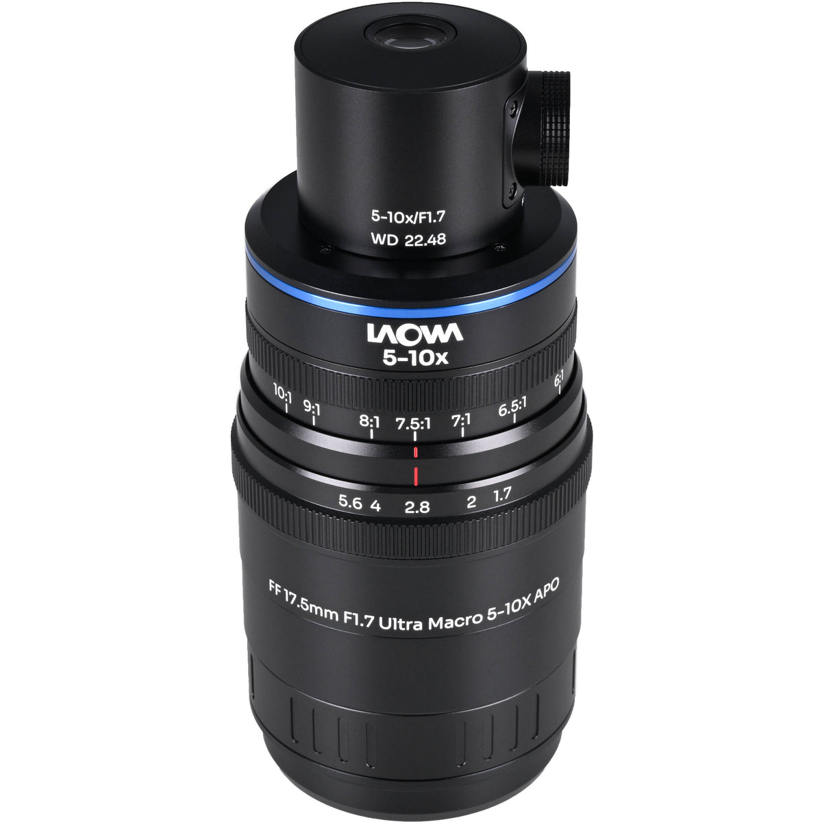 Lente Venus Optics Laowa Aksen 17.5mm f/1.7 5-10x Ultra Macro APO con Coaxial Illumination - vista principal