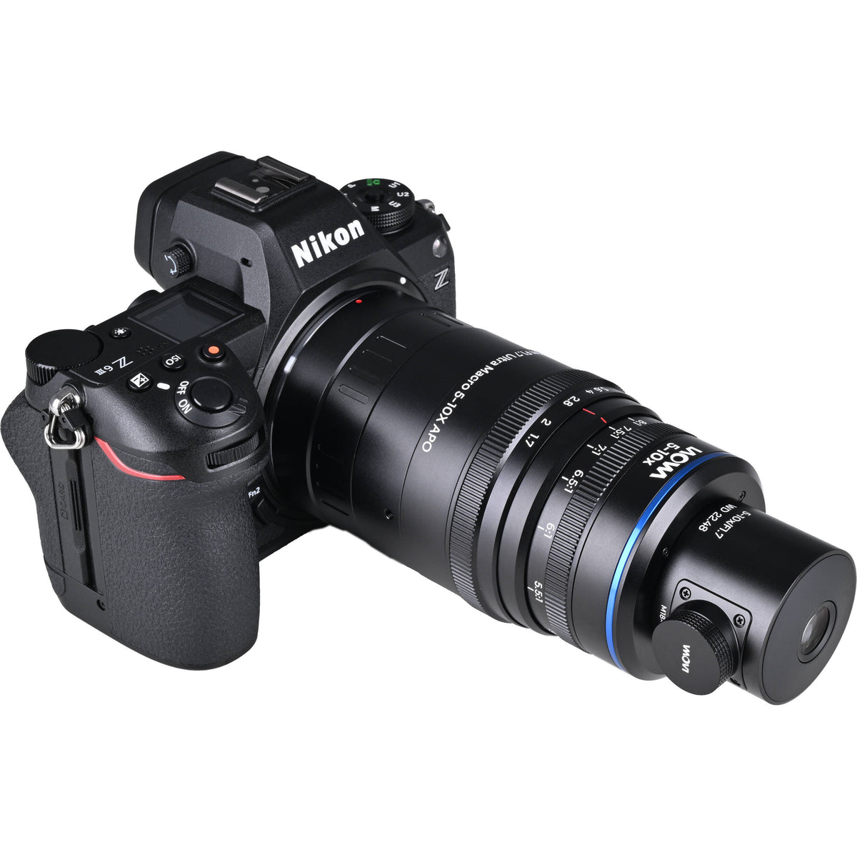 Lente Venus Optics Laowa Aksen 17.5mm f/1.7 5-10x Ultra Macro APO con Coaxial Illumination - detalle