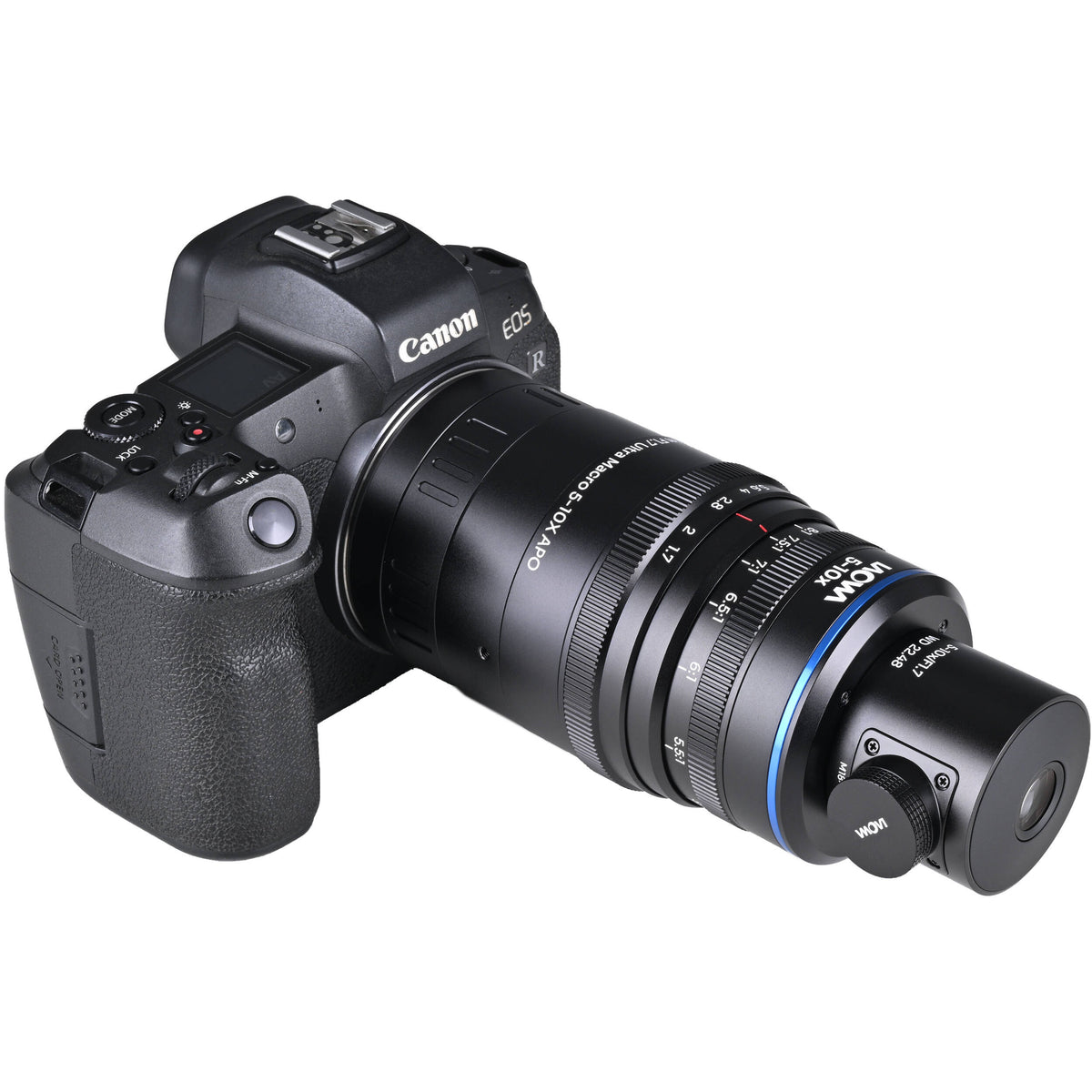 Lente Venus Optics Laowa Aksen 17.5mm f/1.7 5-10x Ultra Macro APO con Coaxial Illumination - detalle