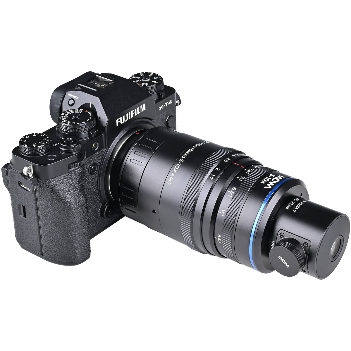 Lente Venus Optics Laowa Aksen 17.5mm f/1.7 5-10x Ultra Macro APO con Coaxial Illumination - detalle