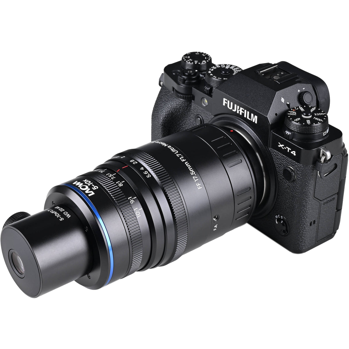 Lente Venus Optics Laowa Aksen 17.5mm f/1.7 5-10x Ultra Macro APO con Coaxial Illumination - contenido de la caja