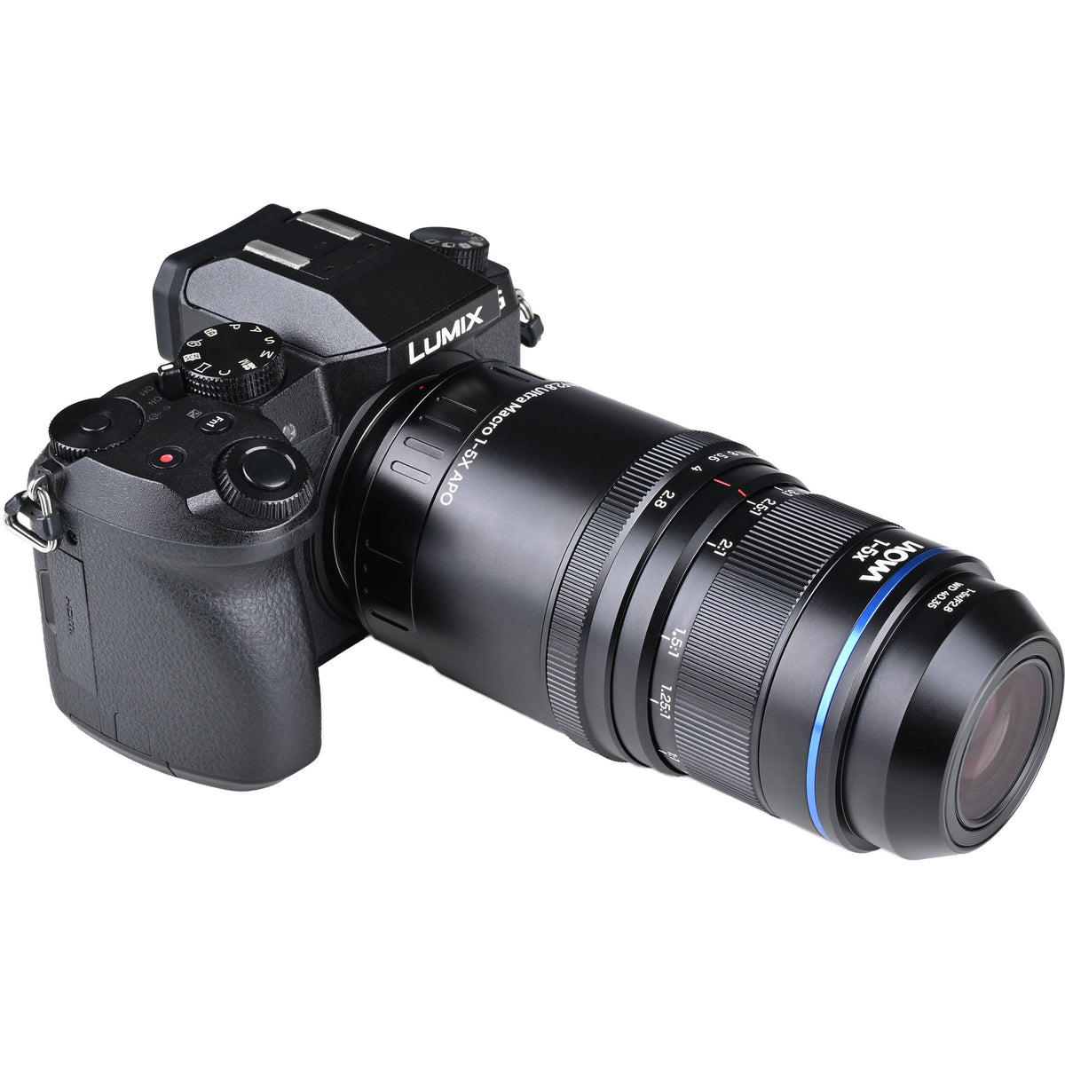 Lente Venus Optics Laowa Aksen 45mm f/2.8 1-5x Ultra Macro APO - detalle