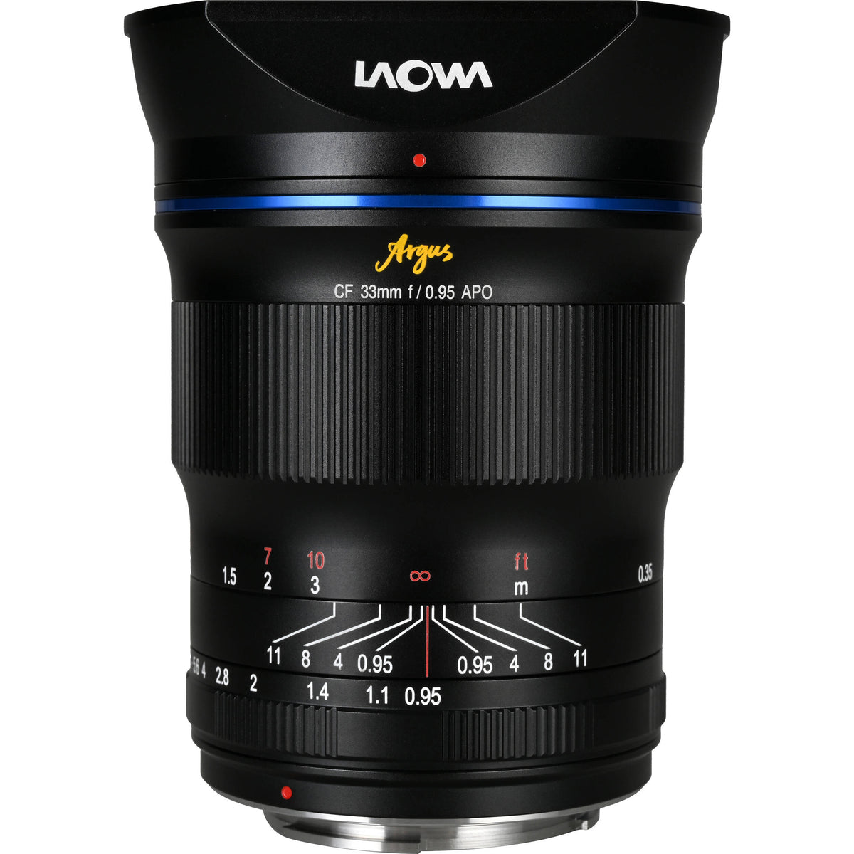 Lente Venus Optics Laowa Argus 33mm f/0.95 CF APO - vista principal
