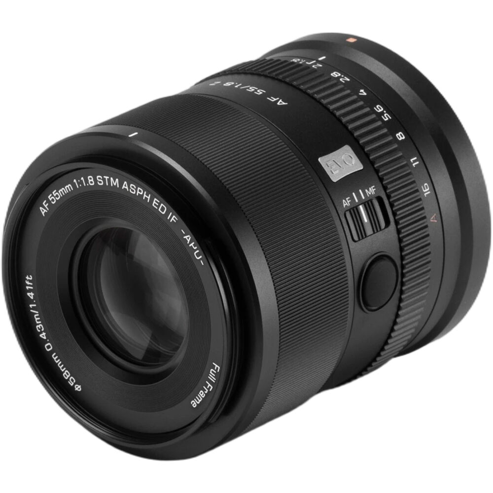 Lente Viltrox 55mm f/1.8 EVO - puertos y conexiones