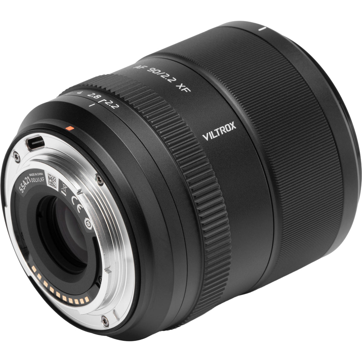 Lente Viltrox 90mm f/2.2 EVO AF - vista frontal