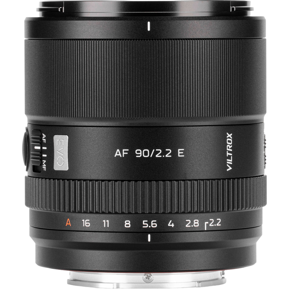 Lente Viltrox 90mm f/2.2 EVO AF - puertos y conexiones