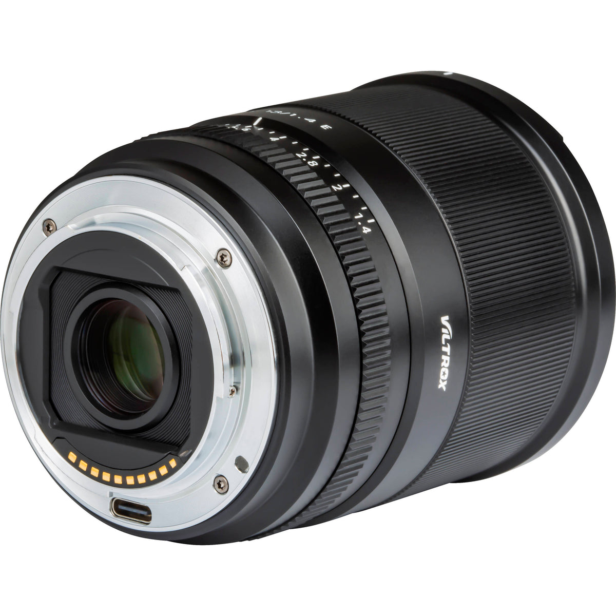 Lente Viltrox AF 13mm f/1.4 - vista lateral