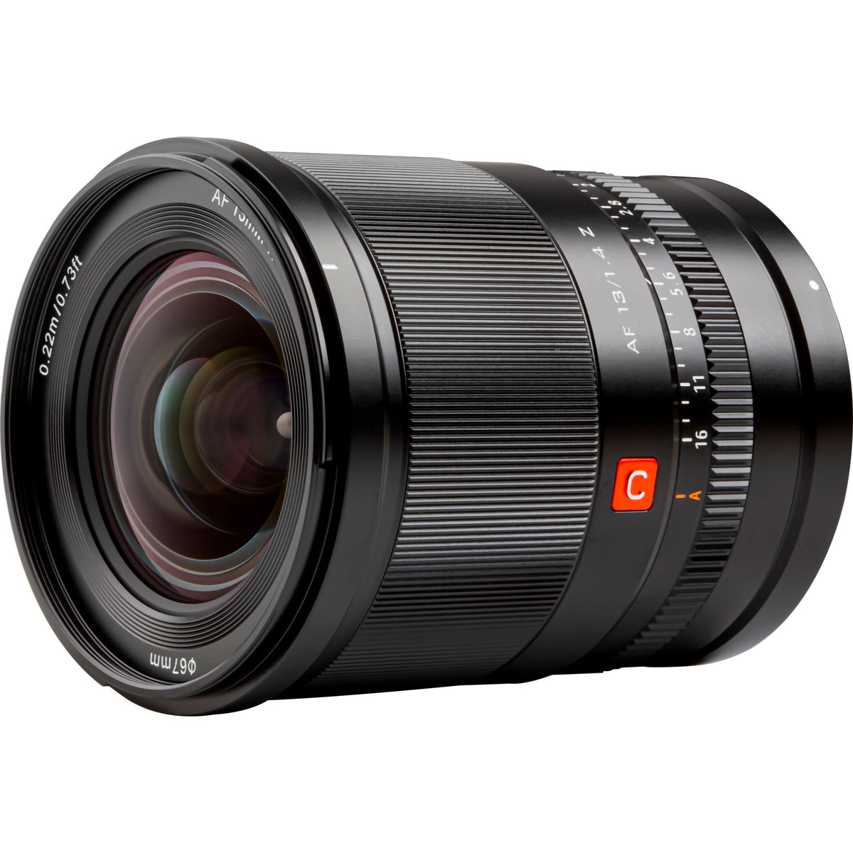 Lente Viltrox AF 13mm f/1.4 Lens for Nikon Z - vista frontal