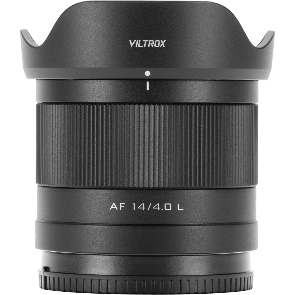 Lente Viltrox AF 14mm f/4 Air L - vista lateral
