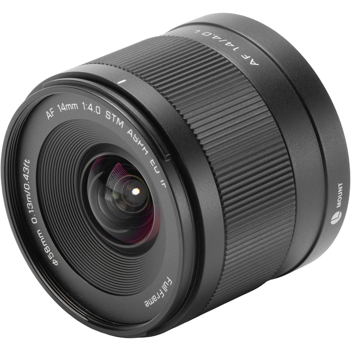 Lente Viltrox AF 14mm f/4 Air L - puertos y conexiones