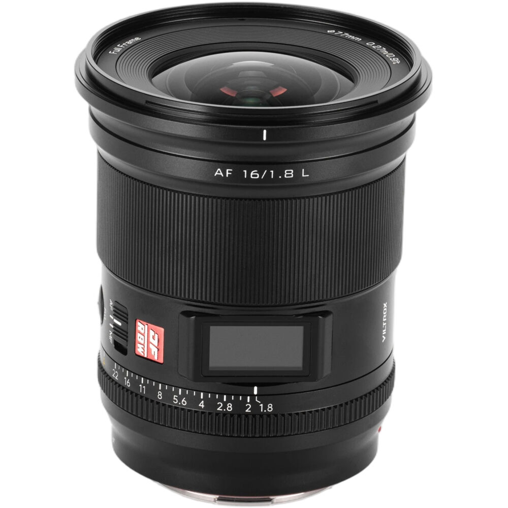 Lente Viltrox AF 16mm f/1.8 - vista principal