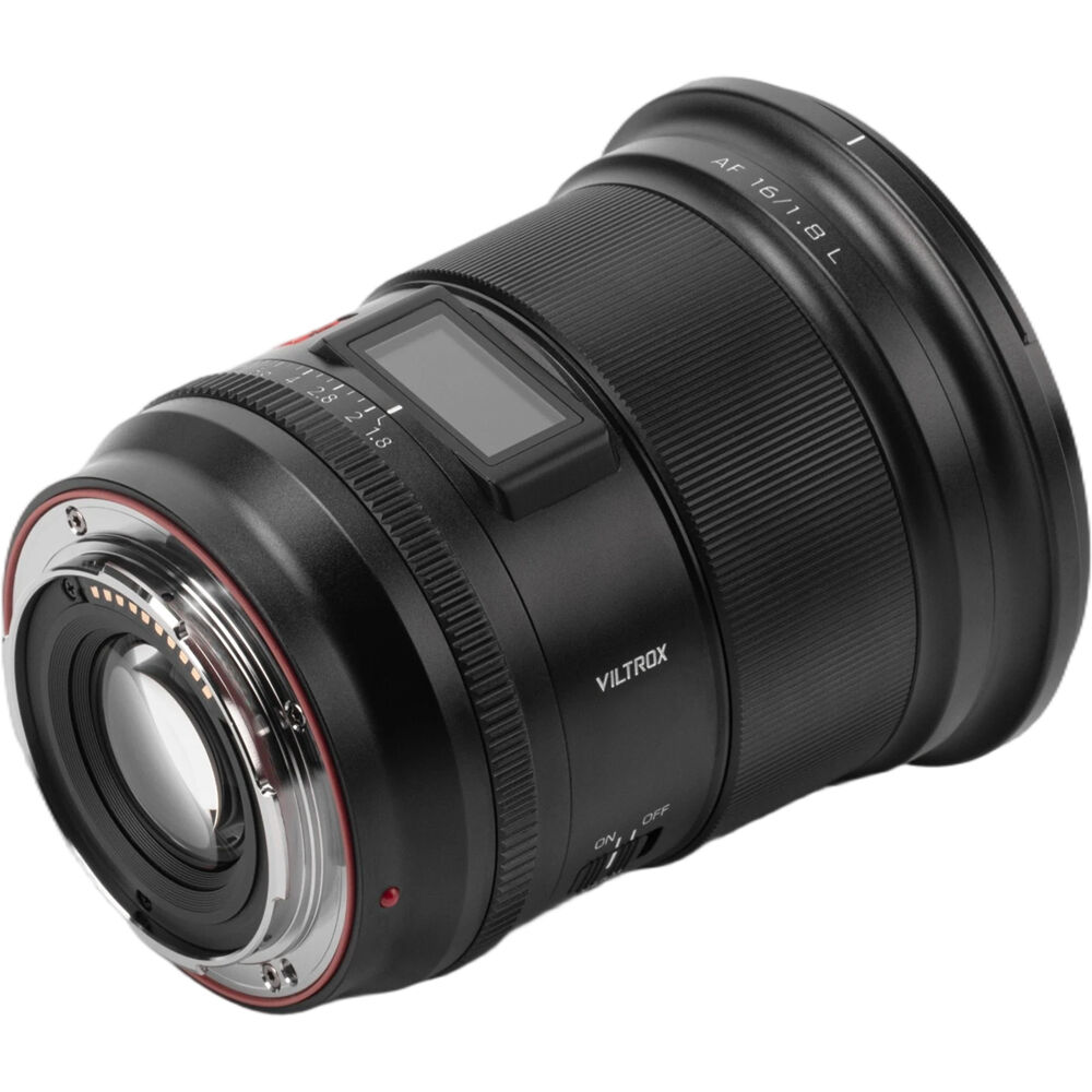Lente Viltrox AF 16mm f/1.8 - contenido de la caja