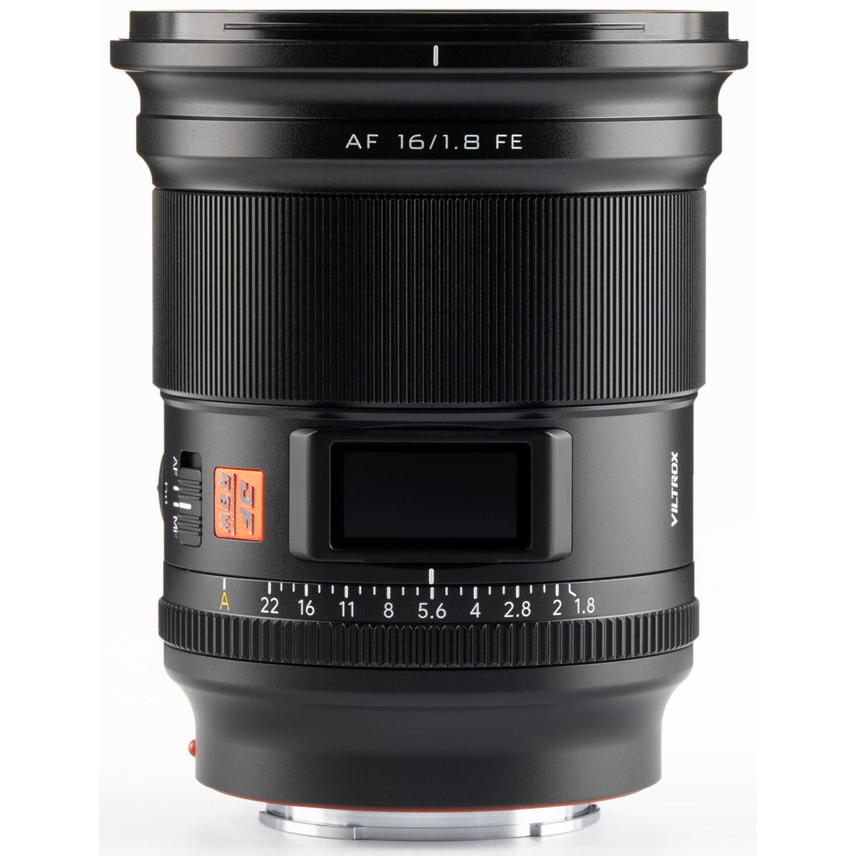 Lente Viltrox AF 16mm f/1.8 FE - vista trasera