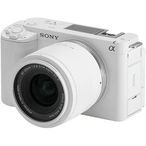 Lente Viltrox AF 20mm f/2.8 FE (Blanco) - vista frontal