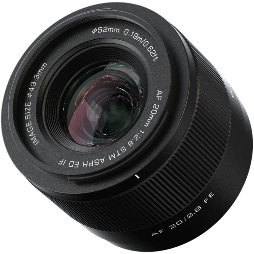 Lente Viltrox AF 20mm f/2.8 FE (Negro) - vista trasera